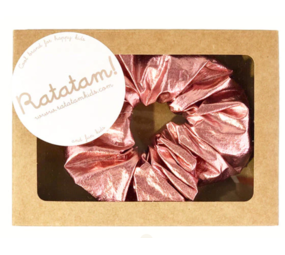 Ratatam Metallic Scrunchie Pink Ratatam Metallic Scrunchie Pink
