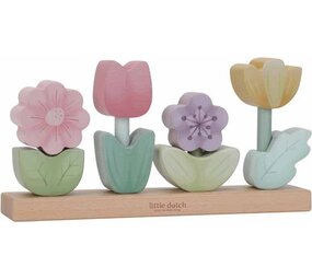 Little Dutch Houten  Stapelaar Bloemen - Fairy Garden Little Dutch Houten  Stapelaar Bloemen - Fairy Garden