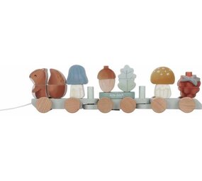 Little Dutch Blokkentrein Eekhoorn - Forest Friends Little Dutch Blokkentrein Eekhoorn - Forest Friends