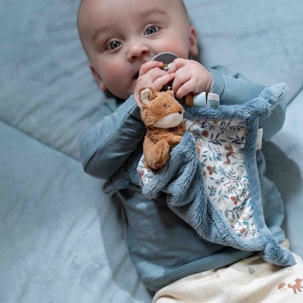 Little Dutch Knuffeldoekje Vos met print - Forest Friends Little Dutch Knuffeldoekje Vos met print - Forest Friends