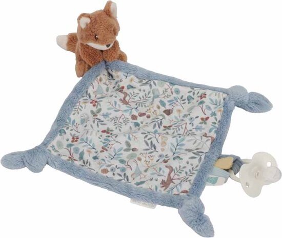 Little Dutch Knuffeldoekje Vos met print - Forest Friends Little Dutch Knuffeldoekje Vos met print - Forest Friends
