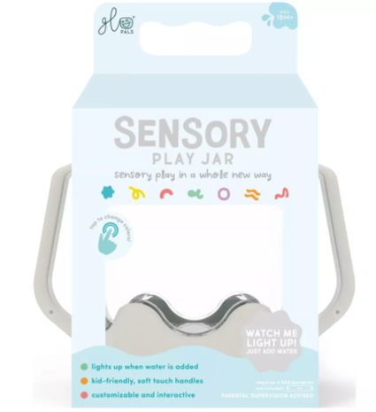 Glo Pals Sensory Play Cup Cloud Grey Glo Pals Sensory Play Cup Cloud Grey