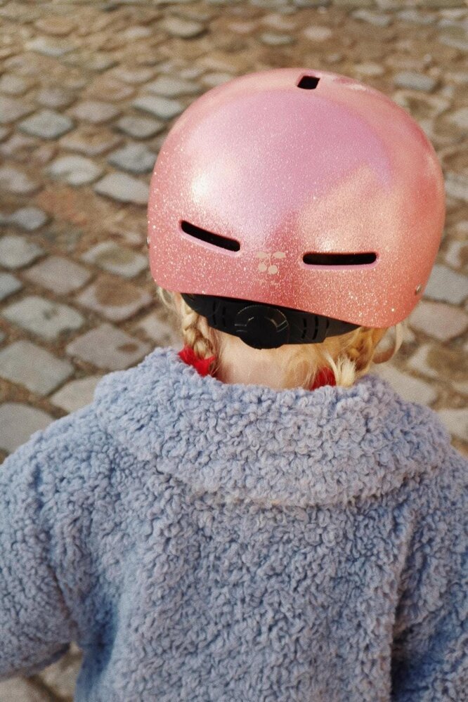 Konges Slojd Kinderhelm Roze Glitter Konges Slojd Kinderhelm Roze Glitter