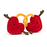 Jellycat Knuffel Amuseables Val & Tina Love Locks Jellycat Knuffel Amuseables Val & Tina Love Locks
