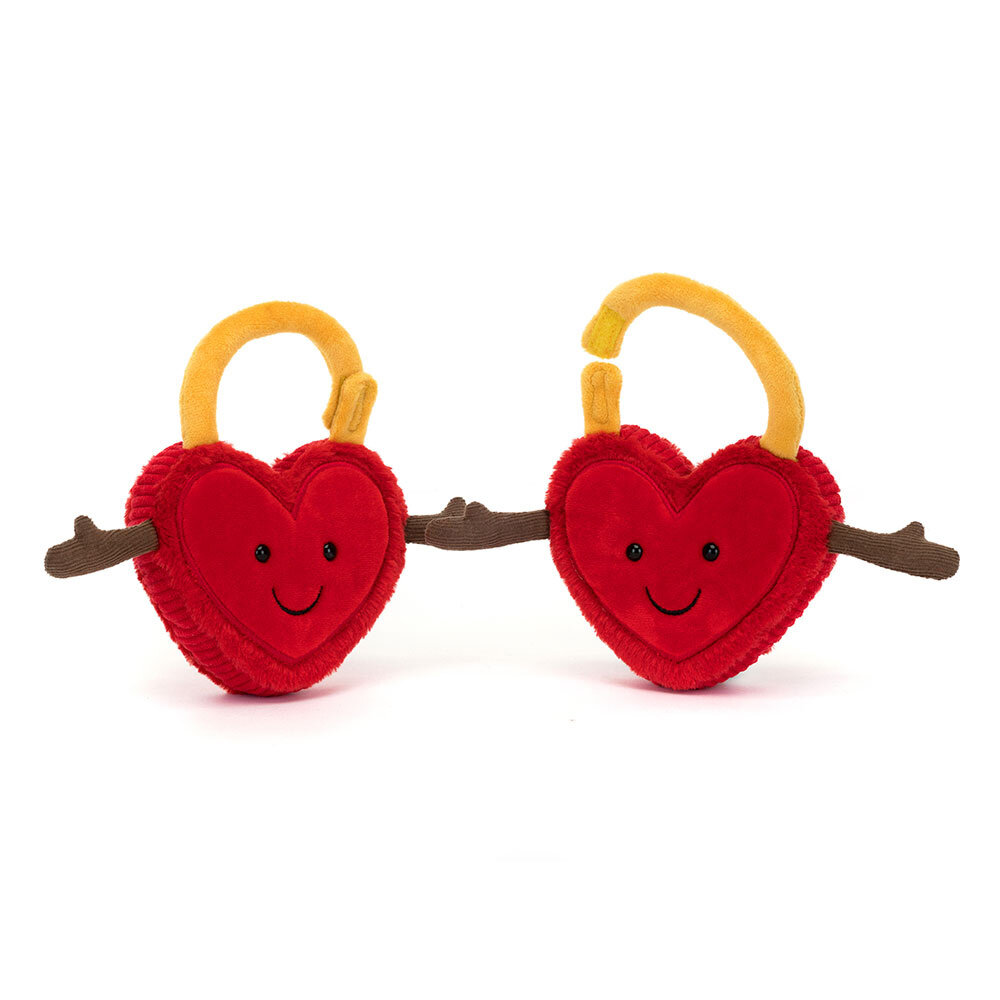 Jellycat Knuffel Amuseables Val & Tina Love Locks Jellycat Knuffel Amuseables Val & Tina Love Locks