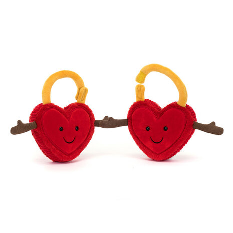 Jellycat Knuffel Amuseables Val & Tina Love Locks Jellycat Knuffel Amuseables Val & Tina Love Locks