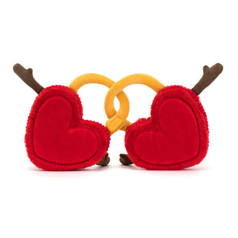 Jellycat Knuffel Amuseables Val & Tina Love Locks Jellycat Knuffel Amuseables Val & Tina Love Locks