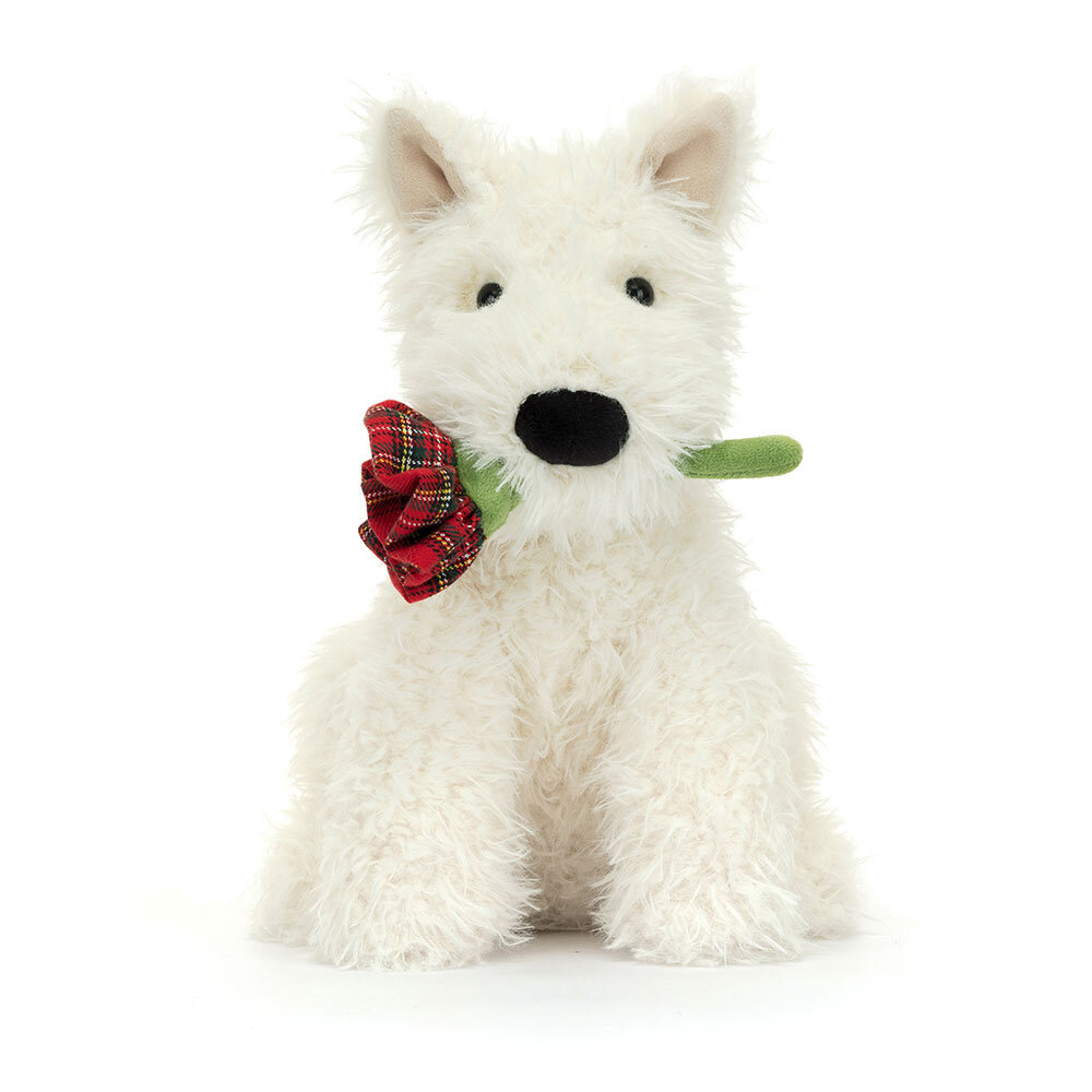 Jellycat Knuffel Munro Scottie Dog 'Love You' Jellycat Knuffel Munro Scottie Dog 'Love You'