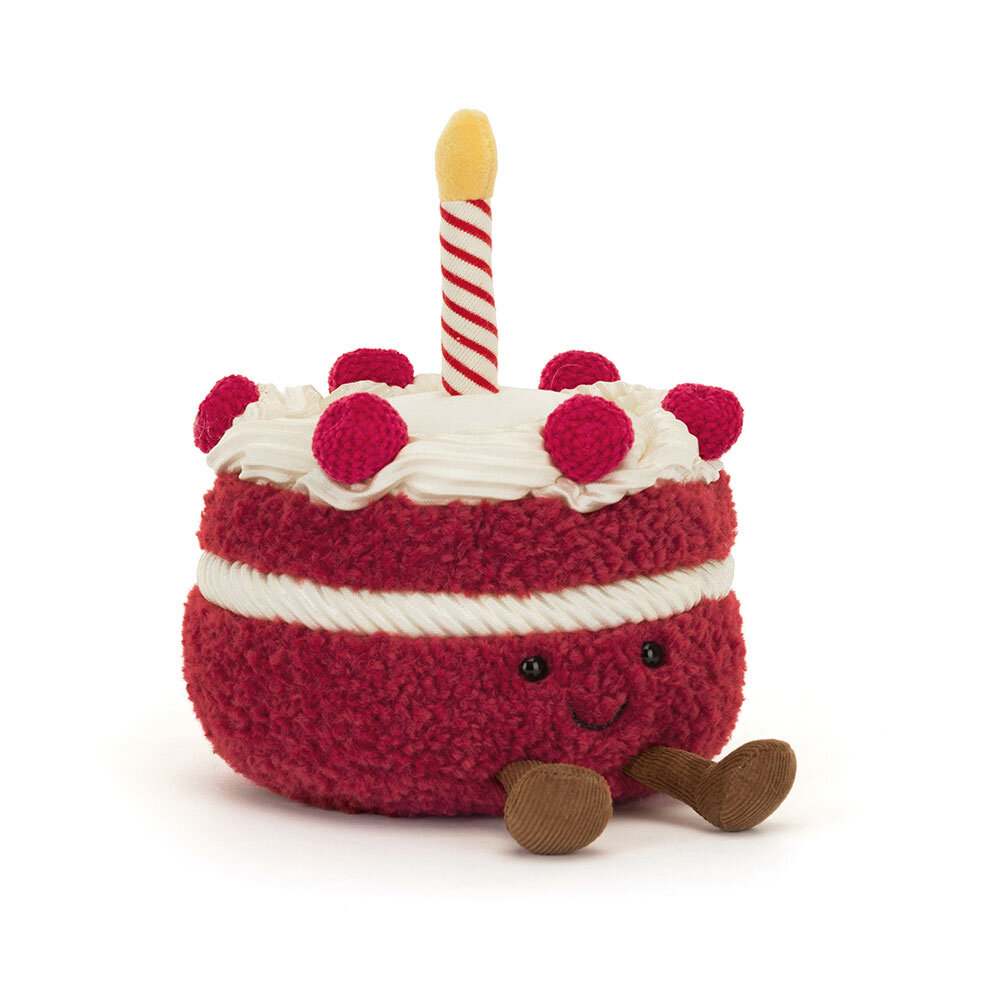 Jellycat Knuffel Amuseables Cheri Cake Jellycat Knuffel Amuseables Cheri Cake