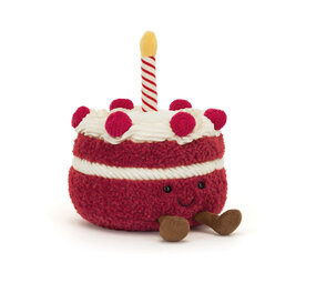 Jellycat Knuffel Amuseables Cheri Cake Jellycat Knuffel Amuseables Cheri Cake