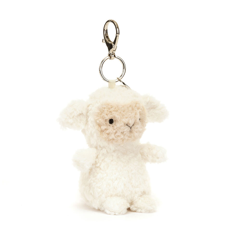 Jellycat Sleutelhanger Little Lamb Bag Charm Jellycat Sleutelhanger Little Lamb Bag Charm