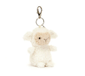 Jellycat Sleutelhanger Little Lamb Bag Charm Jellycat Sleutelhanger Little Lamb Bag Charm