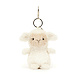 Jellycat Sleutelhanger Little Lamb Bag Charm Jellycat Sleutelhanger Little Lamb Bag Charm