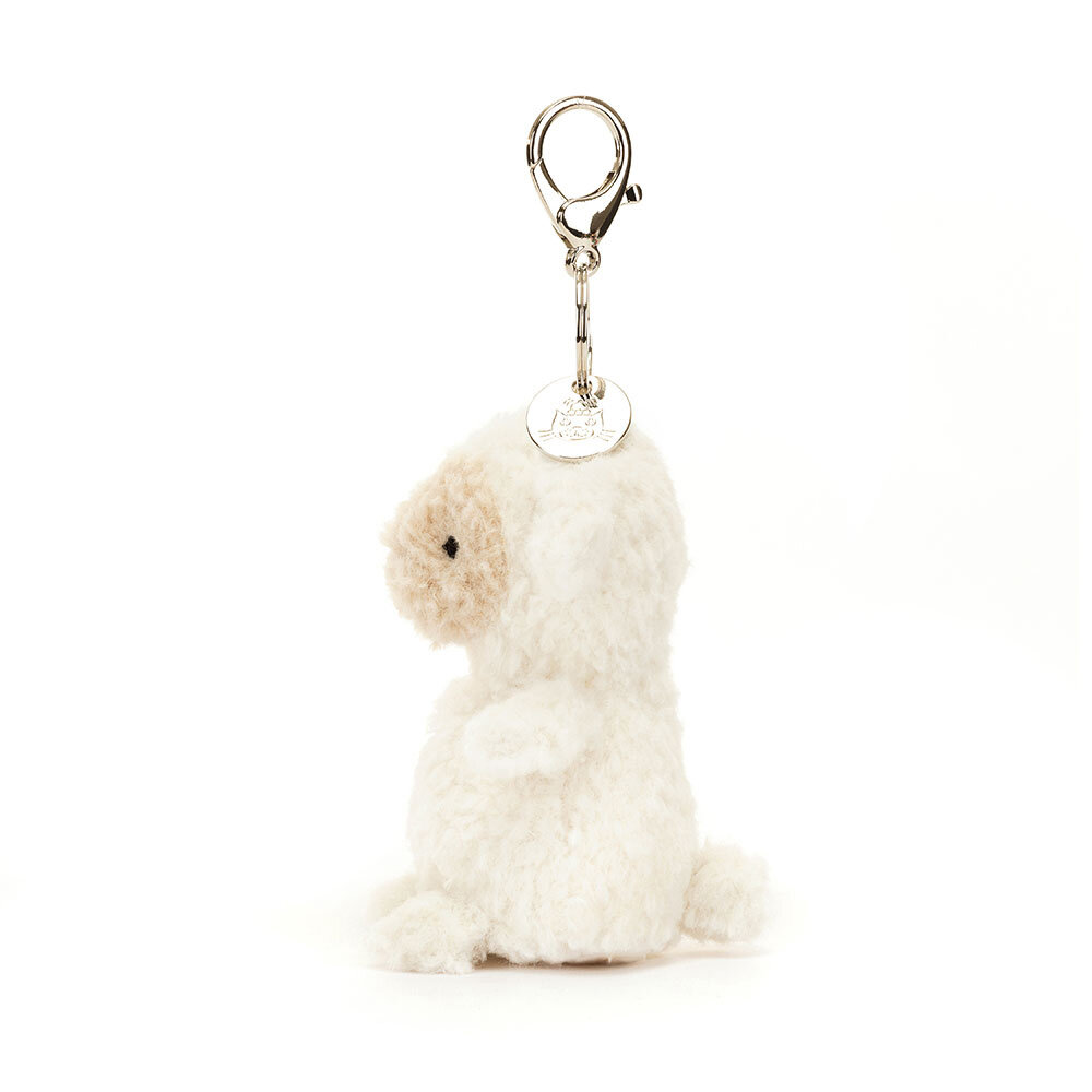 Jellycat Sleutelhanger Little Lamb Bag Charm Jellycat Sleutelhanger Little Lamb Bag Charm