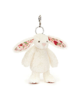 Jellycat Sleutelhanger Blossom Cream Bunny Berry Bag Charm
