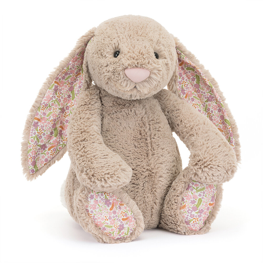 Jellycat Knuffel Blossom Beige Bunny Petal Original Jellycat Knuffel Blossom Beige Bunny Petal Original