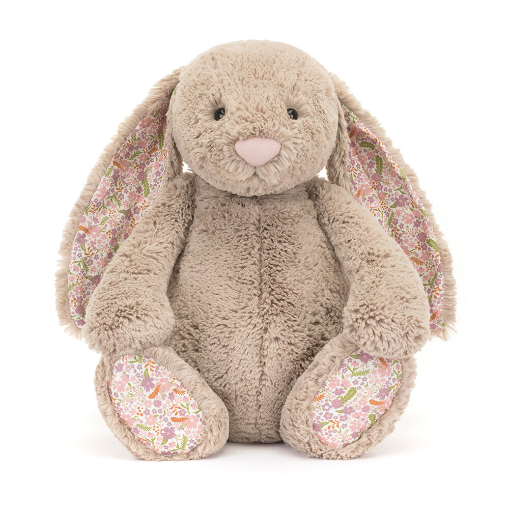 Jellycat Knuffel Blossom Beige Bunny Petal Original Jellycat Knuffel Blossom Beige Bunny Petal Original
