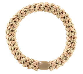 Kknekki Haarelastiekje Peach Light Beige Stripe Kknekki Haarelastiekje Peach Light Beige Stripe