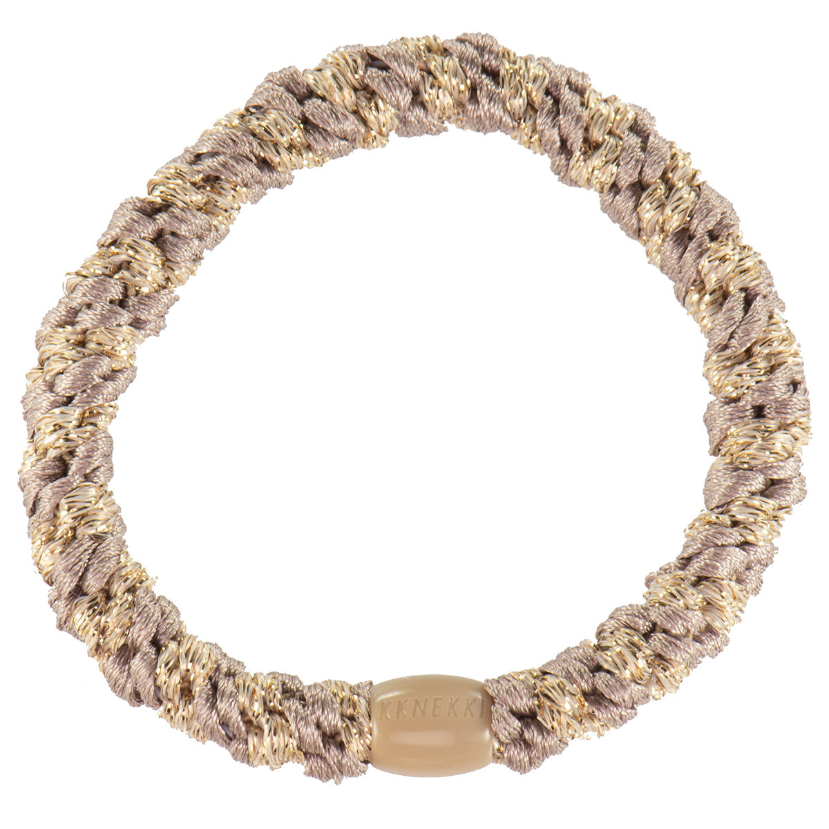 Haarelastiekje Dove Beige Glitter afbeelding
