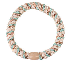 Kknekki Haarelastiekje Mix Turkish Beige Glitter Kknekki Haarelastiekje Mix Turkish Beige Glitter