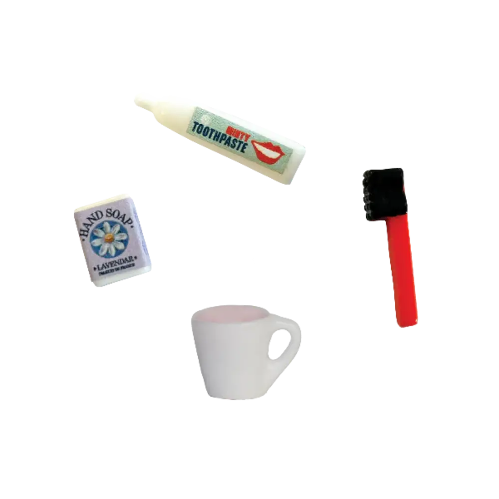 Het Muizenhuis Mini's - Tandenborstelset Het Muizenhuis Mini's - Tandenborstelset