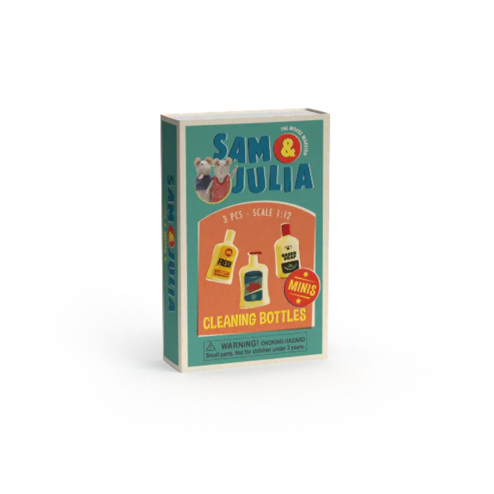 Het Muizenhuis Mini's - Schoonmaakflesjes Het Muizenhuis Mini's - Schoonmaakflesjes