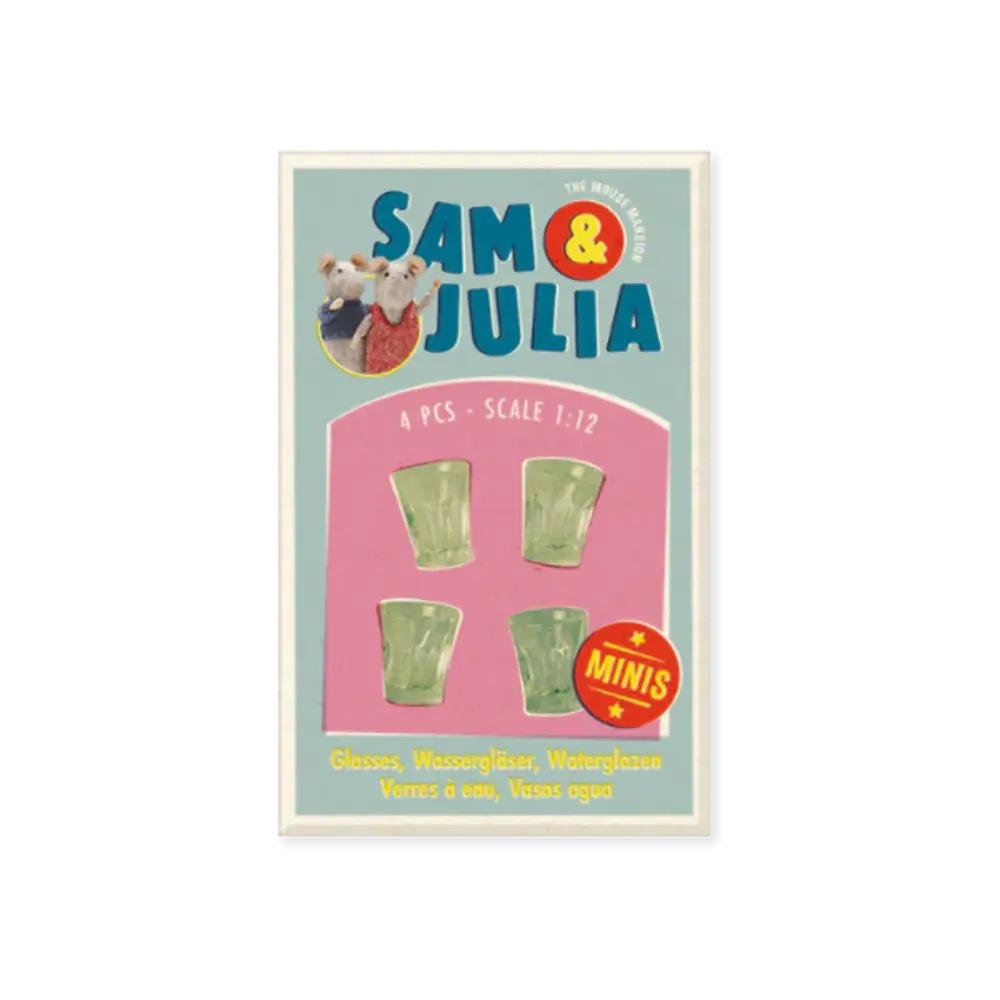 Het Muizenhuis Mini's - Waterglazen Het Muizenhuis Mini's - Waterglazen