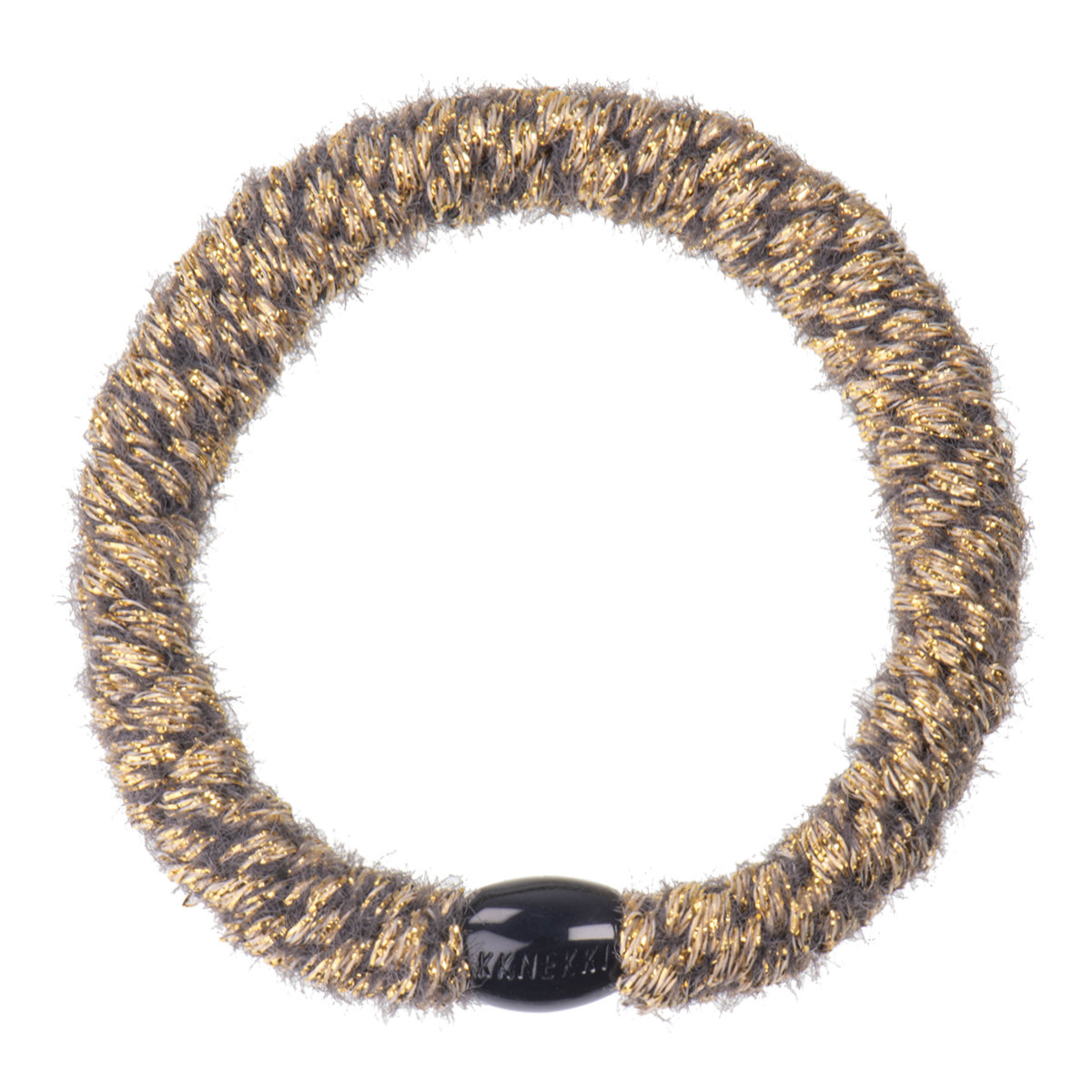Haarelastiekje Velvet Glitter Charcoal afbeelding