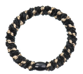 Kknekki Haarelastiekje Velvet Stripe Black Kknekki Haarelastiekje Velvet Stripe Black