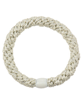 Kknekki Haarelastiekje Ivory Glitter