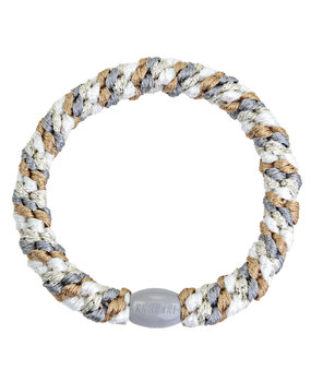 Kknekki Haarelastiekje Mix Beige White