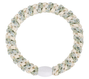 Kknekki Haarelastiekje Mix Ivory Glitter Dusty Lind Green Kknekki Haarelastiekje Mix Ivory Glitter Dusty Lind Green