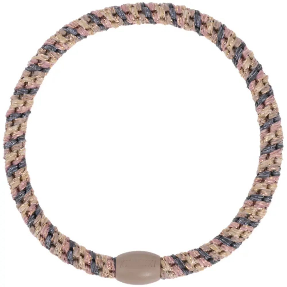Kknekki Haarelastiekje Slim Mix Steelgrey-Taupe Kknekki Haarelastiekje Slim Mix Steelgrey-Taupe