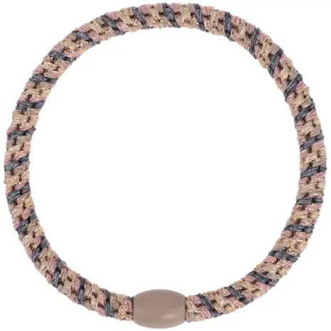 Kknekki Haarelastiekje Slim Mix Steelgrey-Taupe Kknekki Haarelastiekje Slim Mix Steelgrey-Taupe