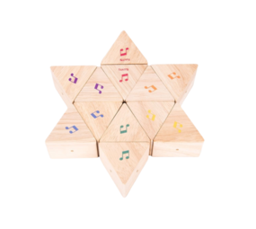 TickiT Houten geluidsprisma ( set van 12) TickiT Houten geluidsprisma ( set van 12)
