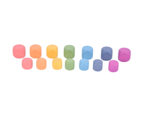 TickiT Houten regenboogkubussen TickiT Houten regenboogkubussen