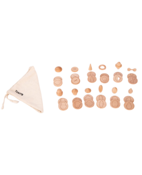 TickiT Houten schatten Touch & Match set