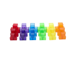 TickiT Transparante kubus set TickiT Transparante kubus set