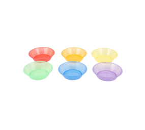 TickiT Transparante kleuren sorteerschalen TickiT Transparante kleuren sorteerschalen
