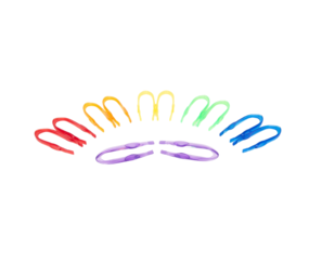 TickiT Transparante kleuren Pincent set van 12 TickiT Transparante kleuren Pincent set van 12