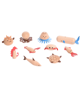 TickiT Houten speelfiguren Sea Creatures