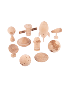 TickiT Houten speelfiguren Space Adventure