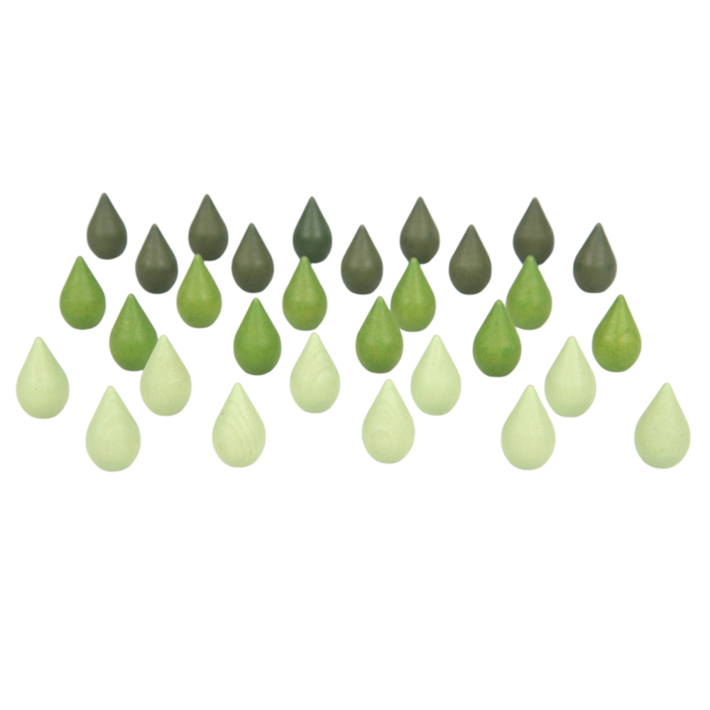 TickiT Loose Parts Wooden Treasures Houten Druppels TickiT Loose Parts Wooden Treasures Houten Druppels