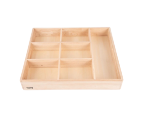 TickiT Houten sorteerbak met 7 vakken TickiT Houten sorteerbak met 7 vakken