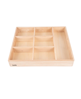 TickiT Houten sorteerbak met 7 vakken TickiT Houten sorteerbak met 7 vakken