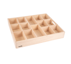 TickiT Houten sorteerbak met 14 vakken TickiT Houten sorteerbak met 14 vakken