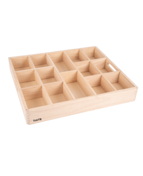TickiT Houten sorteerbak met 14 vakken TickiT Houten sorteerbak met 14 vakken