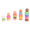 TickiT Houten Stapel Poppen Regenboog TickiT Houten Stapel Poppen Regenboog