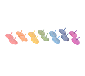 TickiT Houten Tollen Regenboog TickiT Houten Tollen Regenboog