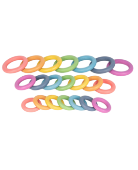 TickiT Houten Ringen Regenboog
